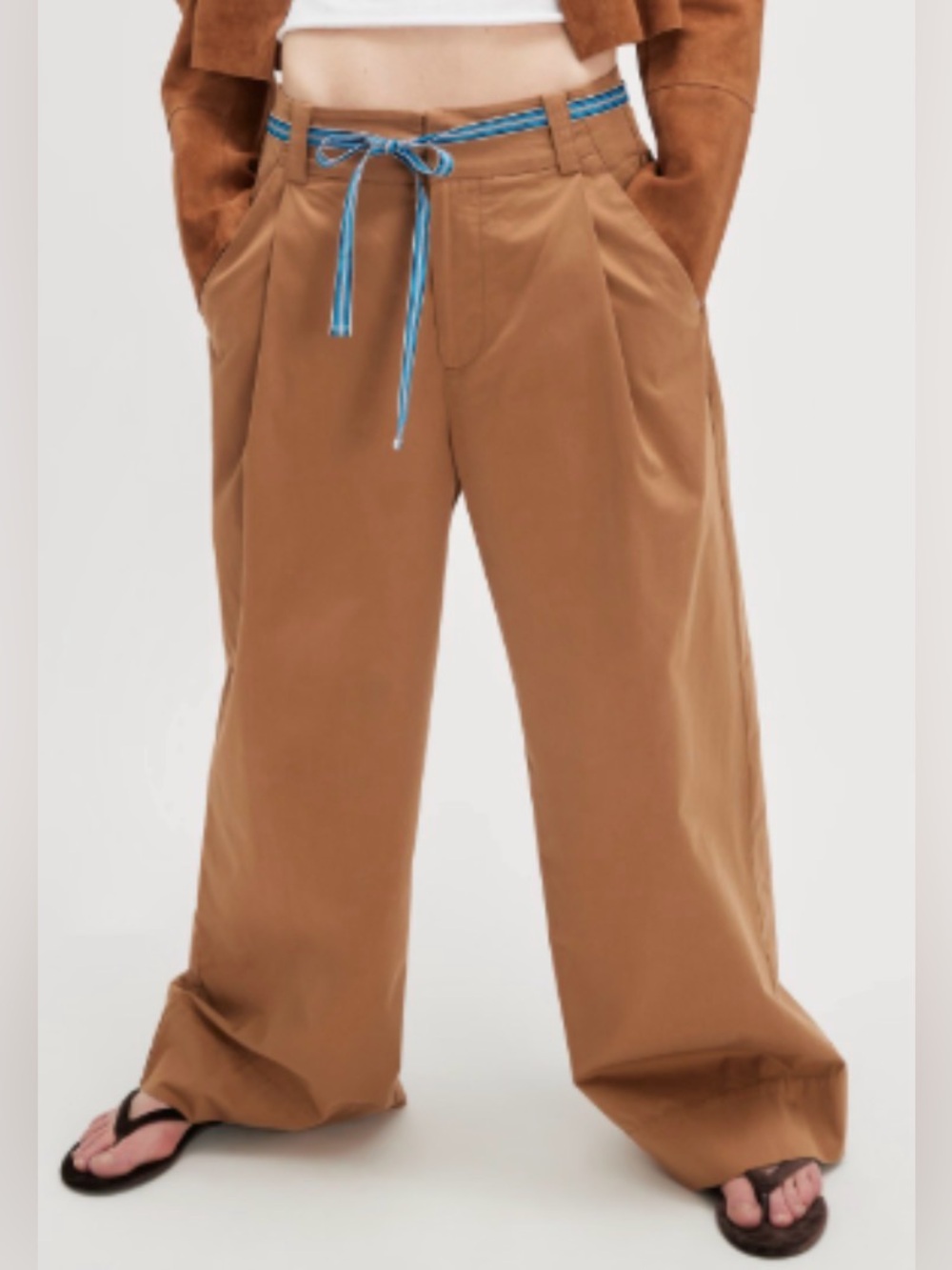 Free People Buckle Back Trousers
